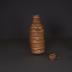 Bottle with lid (root weave)