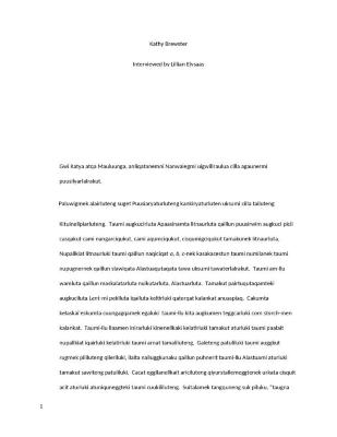 Transcription - Brewster by Elvsaas